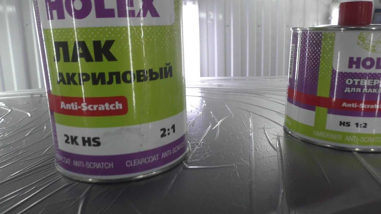 Виды лаков в баллончике и их применение