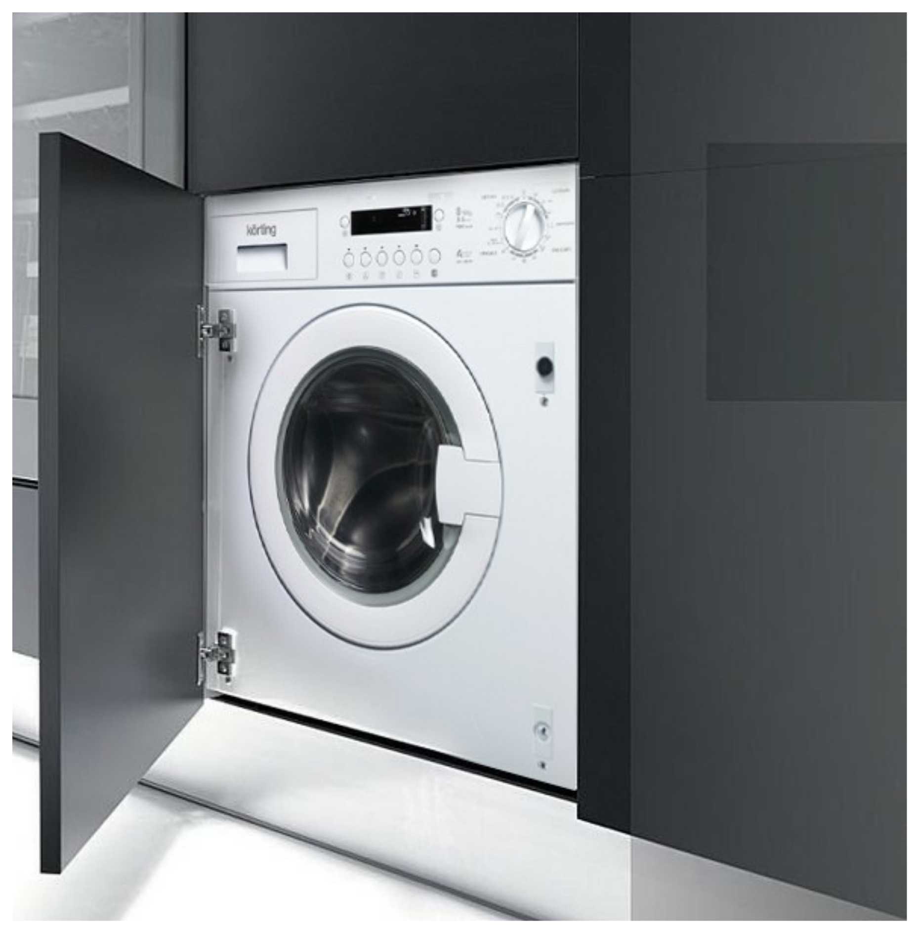 Встраиваемая стиральная машина korting KWD 1480 W