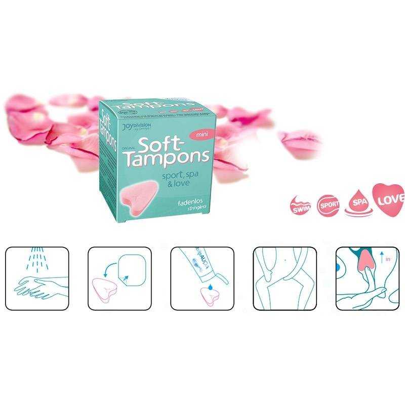 Скольки лет можно использовать тампоны. Тампоны Soft tampons. Тампоны-сердечко (Soft tampons). Губка для месячных. Тампоны розовые.